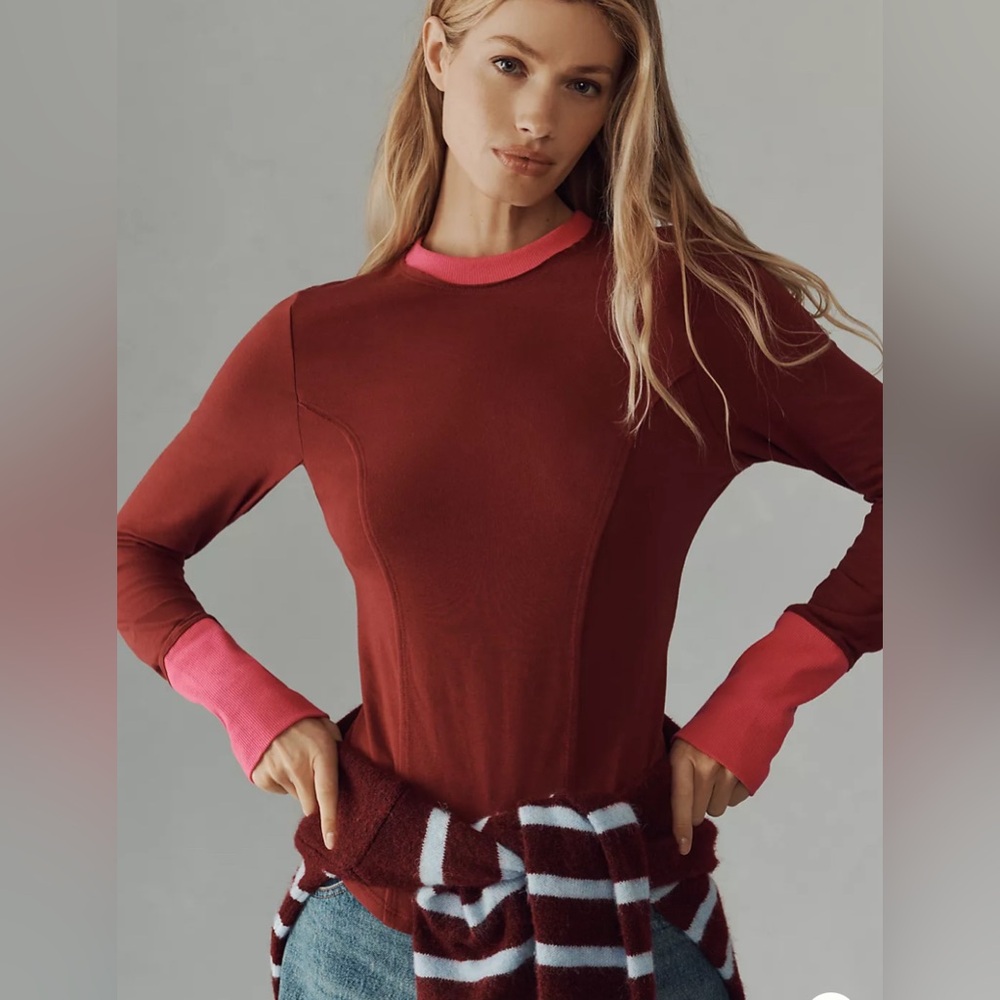 Maeve Colorblock Longsleeve Tee